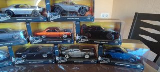 Colección completa de los 12 Coches Fast & Furious