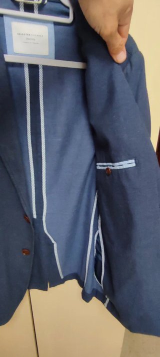 Chaqueta de vestir azul Talla M