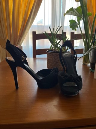 Sandalias Mango Talla 41 Negras