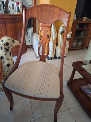 Mueble + mesa de comedor con 6 sillas
