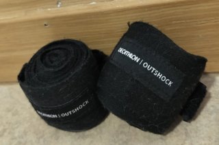 Guantes MMA Decathlon + Vendas Negras
