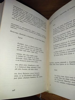 DON QUIJOTE en ESLOVACO, sólo tomo 1, 1965