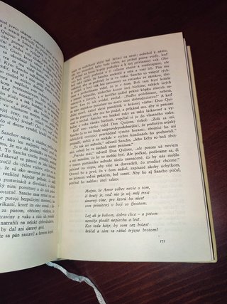 DON QUIJOTE en ESLOVACO, sólo tomo 1, 1965