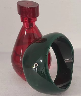 Pulsera ancha verde