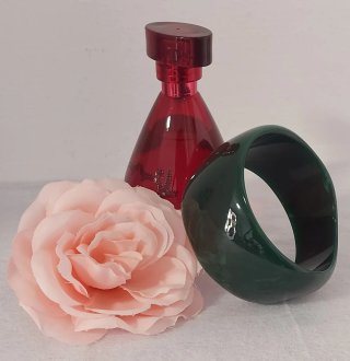 Pulsera ancha verde