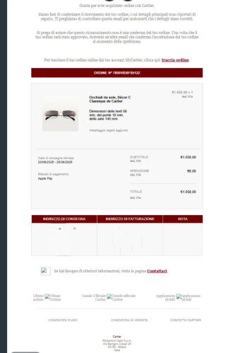 Gafas Cartier Luxe Negro/Dorado