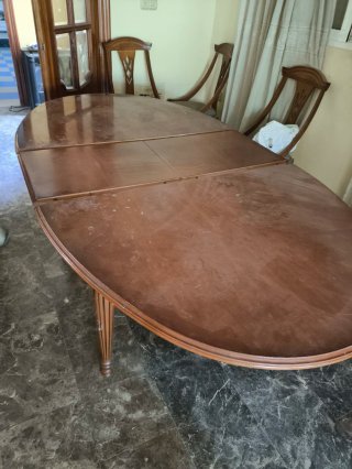 Conjunto de 6 sillas de comedor de madera