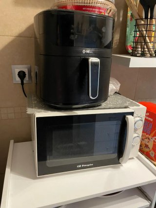 Freidora de aire Q-MAX y microondas