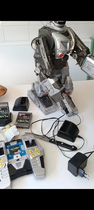 Lote 2 Robots Juguete Antiguos