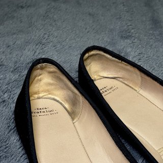 Bailarinas Negras con Pedrería | (ZARA)