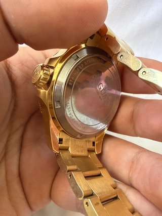Reloj Jaguar J877 Hombre Oro y Azul Esfera azul