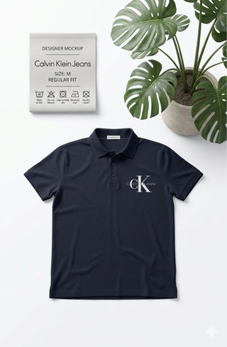 Polo Calvin Klein Jeans Azul Talla M