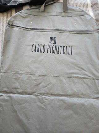 Traje Carlo Pignatelli Negro Rayas