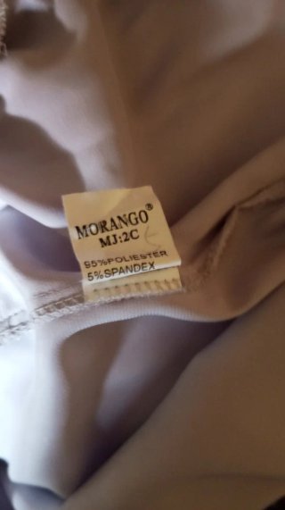 Blusa Morango Satén Plata Talla XL