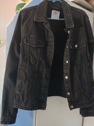 Chaqueta vaquera negra
