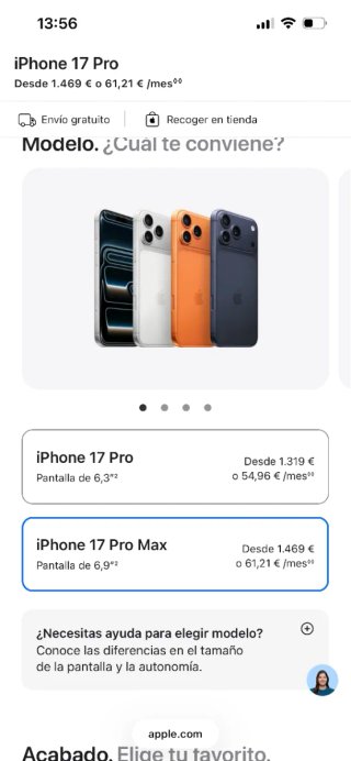 iPhone 17 Pro Max 256GB NUOVO!! //GARANZIA!!