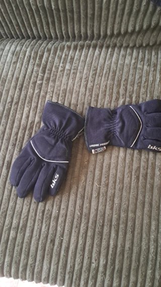 Guantes de moto BKS negros