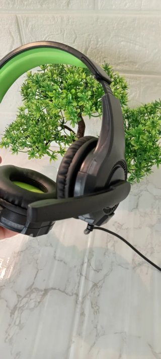 Auriculares Gaming Negro y Verde