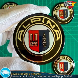 Emblemas Alpina 56mm x4 Logo Tapacubos BMW Llantas