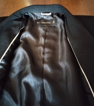 Americana Zara Mujer Negra