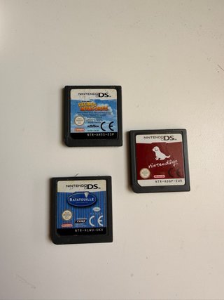 Lote de 3 juegos para Nintendo DS