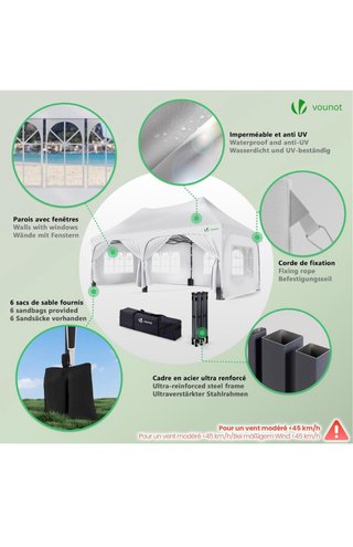 Carpa plegable 3x6m nueva Impermeable pabellon