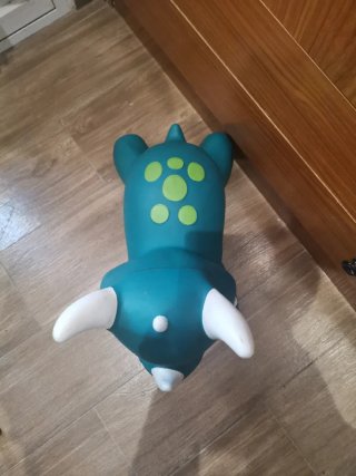 Saltador dinosaurio inflable para niños