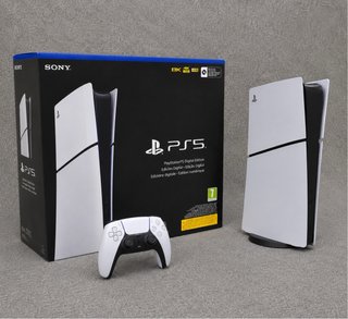 PS5 Digital Edition Blanca con Mando y Caja