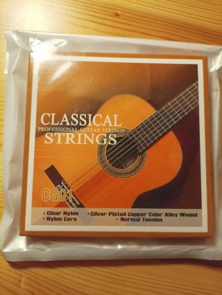 Cuerdas Guitarra Clásica nuevas a estrenar