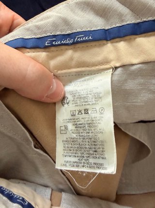 Pantalón chino Emidio Tucci beige talla 42