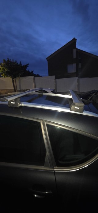 Barras de techo completas thule de aluminio smart