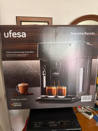 Cafetera Ufesa Supreme Barista leer bien