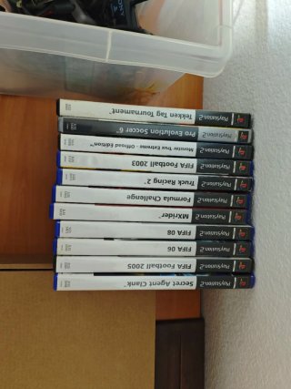 Consola PS2 Sony Negra + Accesorios y Juegos