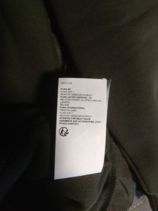 Felpa Puma con cappuccio e zip verde
