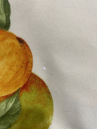Funda cojín loneta estampado frutal