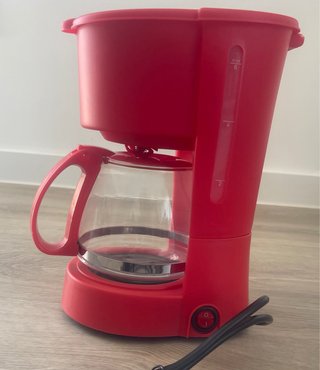 Cafetera Eléctrica iWotto Roja 6 Tazas