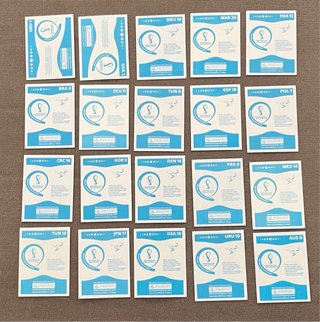 Lote de 60 cromos Panini del Mundial Qatar 2022