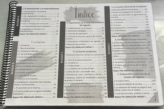Empresa y Modelo de Negocio 2°Bach - PAU Andalucia