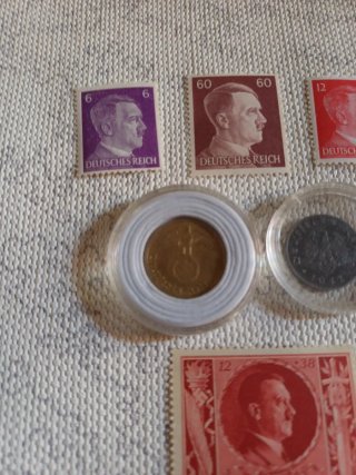 Lote 3: Monedas y Sellos Alemanes