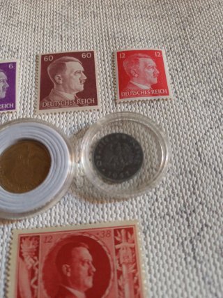 Lote 3: Monedas y Sellos Alemanes
