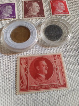 Lote 3: Monedas y Sellos Alemanes