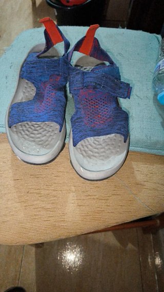 Sandalias Hombre Azul y Rojo