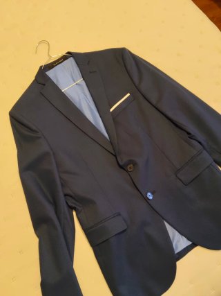 Americana hombre Zara T46 Azul