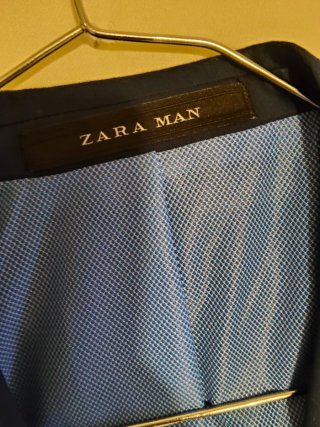 Americana hombre Zara T46 Azul