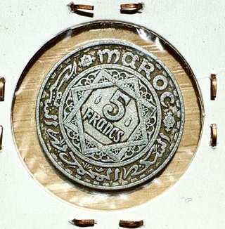 Lote 3 Monedas Marruecos 1370-1371 Protectorado
