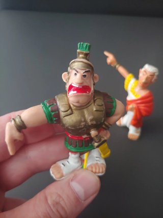 Lote figuras PVC romanos Asterix y Obelix