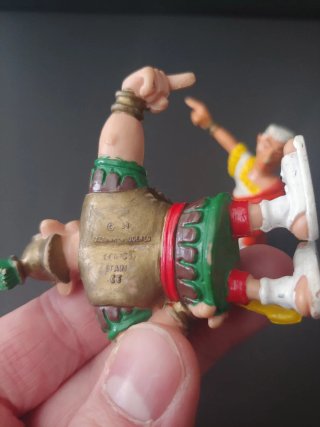 Lote figuras PVC romanos Asterix y Obelix