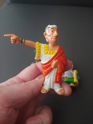 Lote figuras PVC romanos Asterix y Obelix