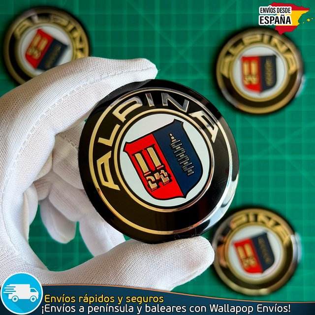 Emblema Alpina 56mm Logo Tapacubos Tapas BMW