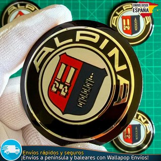 Emblema Alpina 56mm Logo Tapacubos Tapas BMW